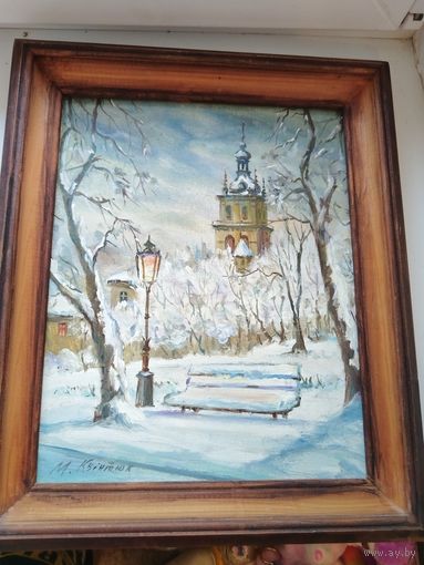 Картина. Львов. Зима.