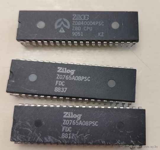 Микросхема Z0765A08PSC FDC ZILOG винтажная, редкая, Z84C0004PSC
