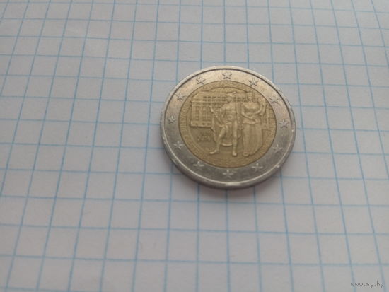 2 евро 2016 год Австрия 200 лет нац. банку