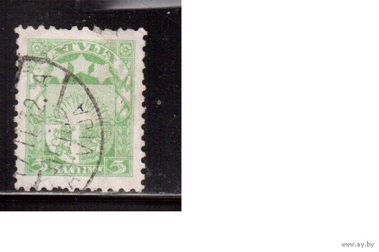 Латвия-1923 (Мих.92)  гаш. , Стандарт, Герб,
