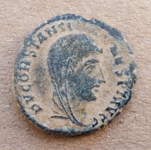 Римская империя до нач. V века, фоллис. Посмертная монета Константина I Великого (306-337 гг.) _7