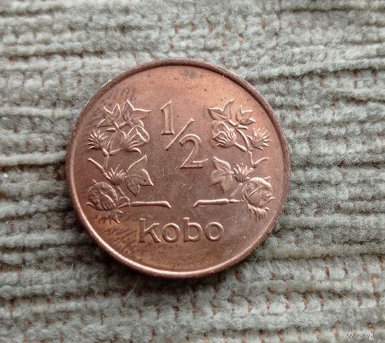 Werty71 Нигерия 1/2 кобо 1973