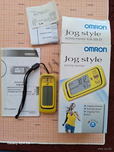 Монитор активности (шагомер) Omron Jog style 2014 года б/у