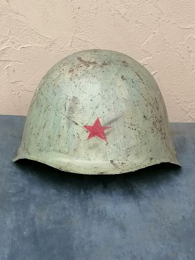 Каска, шлем РККА. Трехклепка.