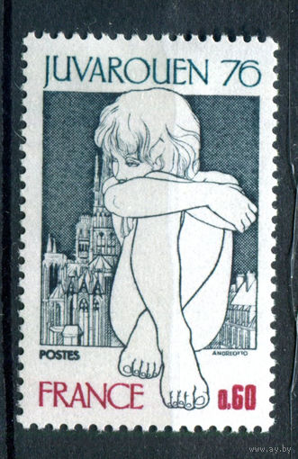 Франция - 1976г. - филателистическая выставка - 1 марка - полная серия, MH [Mi 1960]. #2-Fr-25-A-2