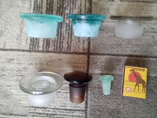 Пробки притертые 6шт одним лотом