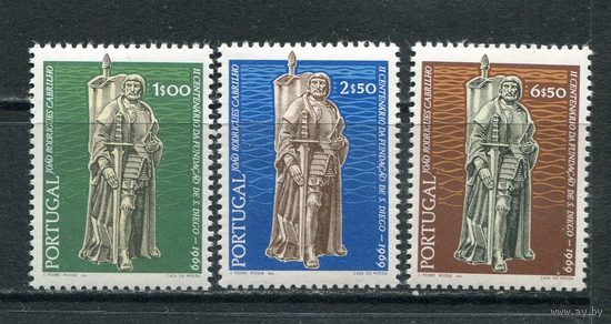 Португалия 1969  Ми: 1079-1081 Жоао Родригес Кабрильо, исследователь MNH\\11