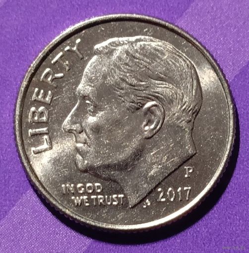 10 центов 2017 г США