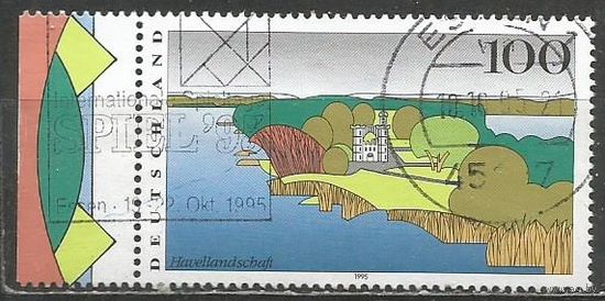 ФРГ. Пейзаж в Берлине. 1995г. Mi#1808.