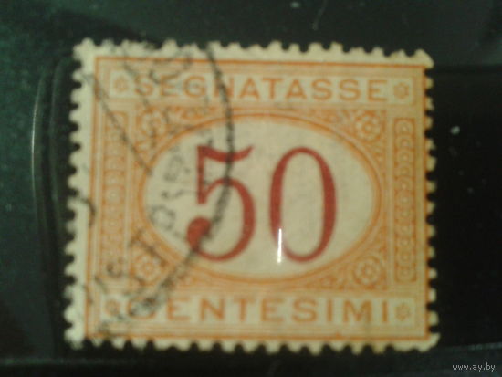 Италия, 1870. Доплатная марка. Mi-5,5 евро гаш.