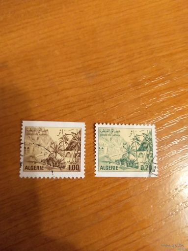 1977 Алжир флора архитектура (1-6)