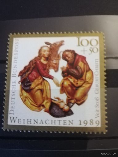 Германия ФРГ 1989 - Рождество Искусство Религия