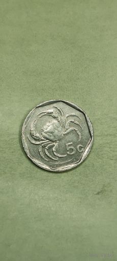 Мальта 5 цент 1998