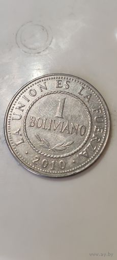 Боливия 1 боливиано 2010