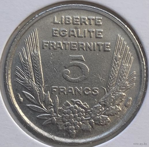 Франция 5 франков 1933 г. В холдере