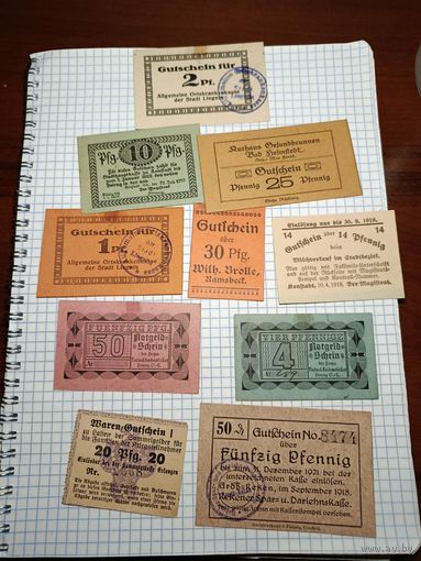 Нотгельды. Распродажа личной коллекции