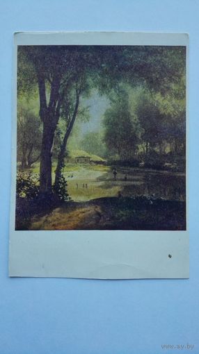 1954. Орловский. Хата в лесу