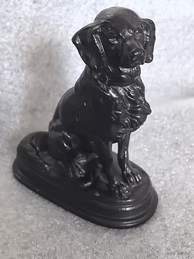 Собака Сеттер. Касли СССР. 1987 г . ВЫСОТА 16.5 см