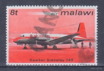 [757] Малави 1972. Авиация.Самолет.8т. Гашеная марка.