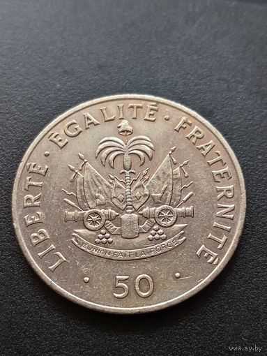 Гаити 50 сантимов 1991 г.