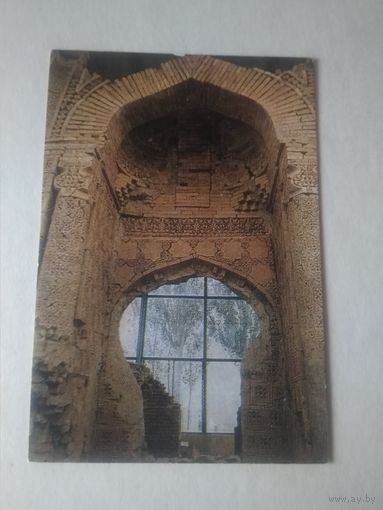 Карманный календарик. г.Джамбул. Мавзолей Айша-Биби. 1979 год
