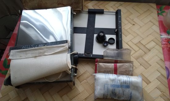 Фотоглянцеватель, рамка, реактивы, 2 объектива. Одним лотом.