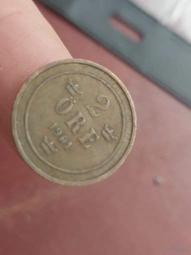 2 эре швеция 1901