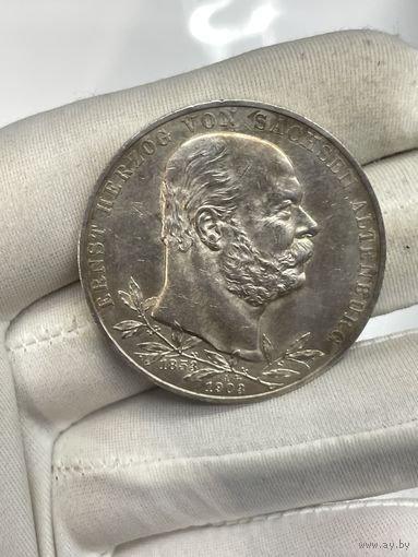 Юбилейные 5 марок 1903 супер редкие ! саксен альтенбург в прекрасном сохране ! шб! вживую красивее!