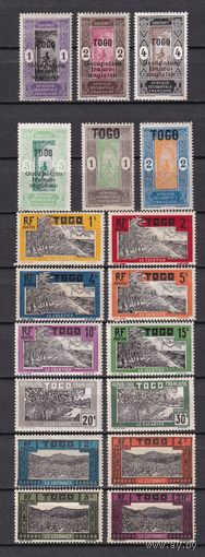 25.FrK. Франция. Колонии. Того. 1916 - 38 гг. Сборный лот.