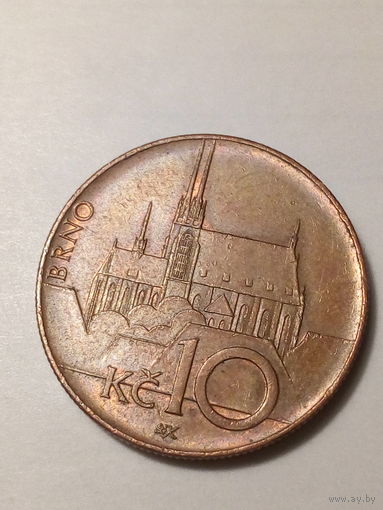 10 крона Чехия 2009  год