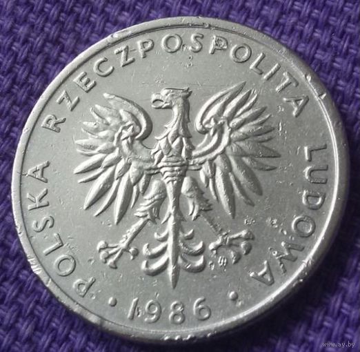 20 злотых 1986 года.