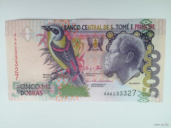 Сан-Томе и Принсипи 5000 UNC c рубля