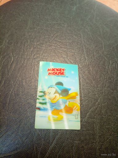 Карточка Переливашка Микки Маус