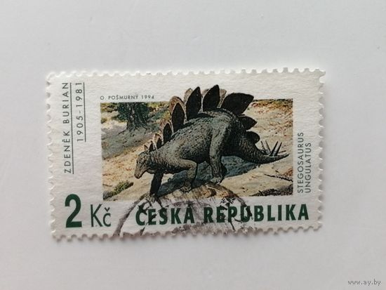 Чехия 1994. Доисторические животные