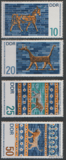 ГДР. М. 1229/32. 1966. Артефакты древнего Вавилона. ЧиСт.