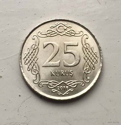 Турция, 25 куруш 2018
