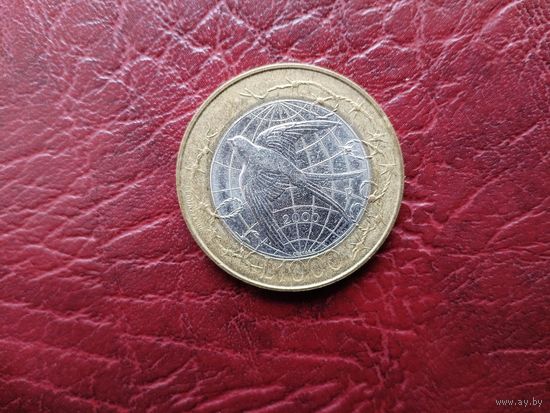 1000 лир Сан-Марино 2000 г.