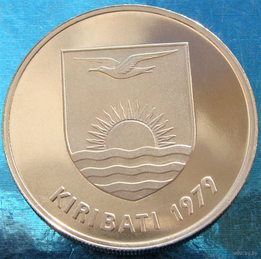 Кирибати. 20 центов 1979 год  KM#5  "Дельфины"  Тираж: 10.000 шт