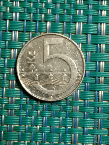 5 крон 2008 Чехия