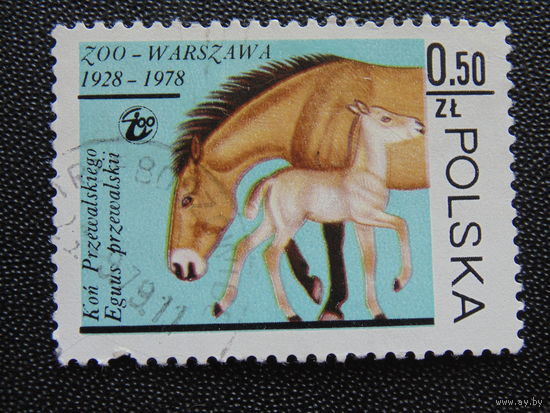 Польша 1978 г. 50 лет Варшавскому зоопарку.