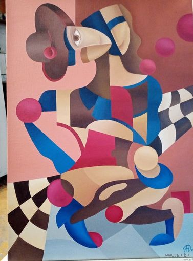 Dasha Art "Танец", 70х50см. х.м.