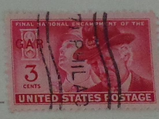 Союз солдат и G.A.R. ветеранов. 1949. США. Дата выпуска:1949-08-29