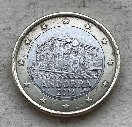 Андорра 1 евро 2016 Каса-де-ла-Валь, Здание Генерального совета (Андорра)