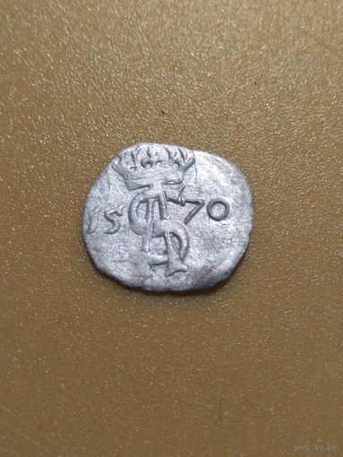 1570 г. двуденарий ВКЛ.