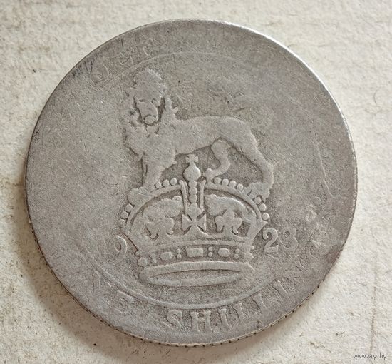 1923 год серебро шиллинг Англия