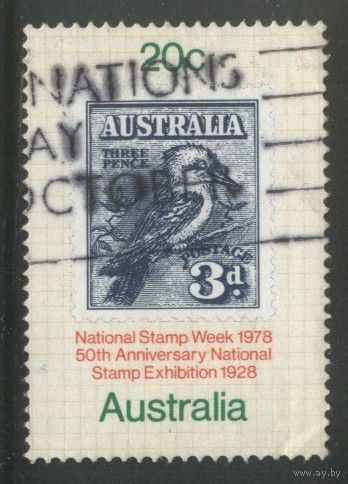 Австралия - 1978 [Mi. 659] Гашеная (AU16)