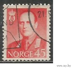 Норвегия. Король Олаф V. 1958г. Mi#421.
