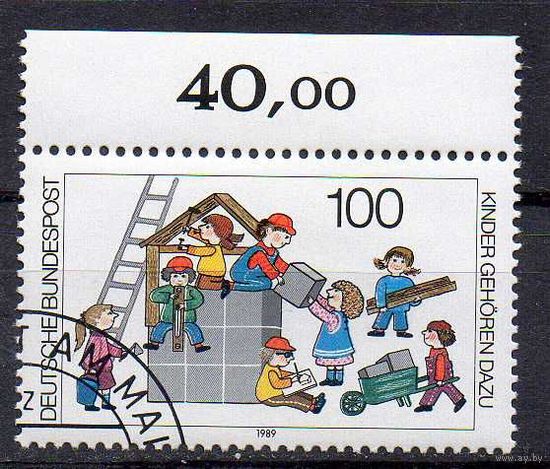 Дети ФРГ 1989 год серия из 1 марки