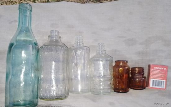 Бутылочки времён СССР в коллекцию или для декора с рубля
