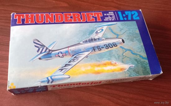 Сборная модель: Republic F-84G Thunderjet ; AGA/Chematic (Польша) 1/72